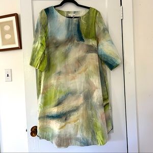COS dress with painting design - size EU 42 / US 14